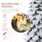 15ft. Pre-Lit Flocked Pencil Spruce Artificial Christmas Tree, Warm White LED Lights